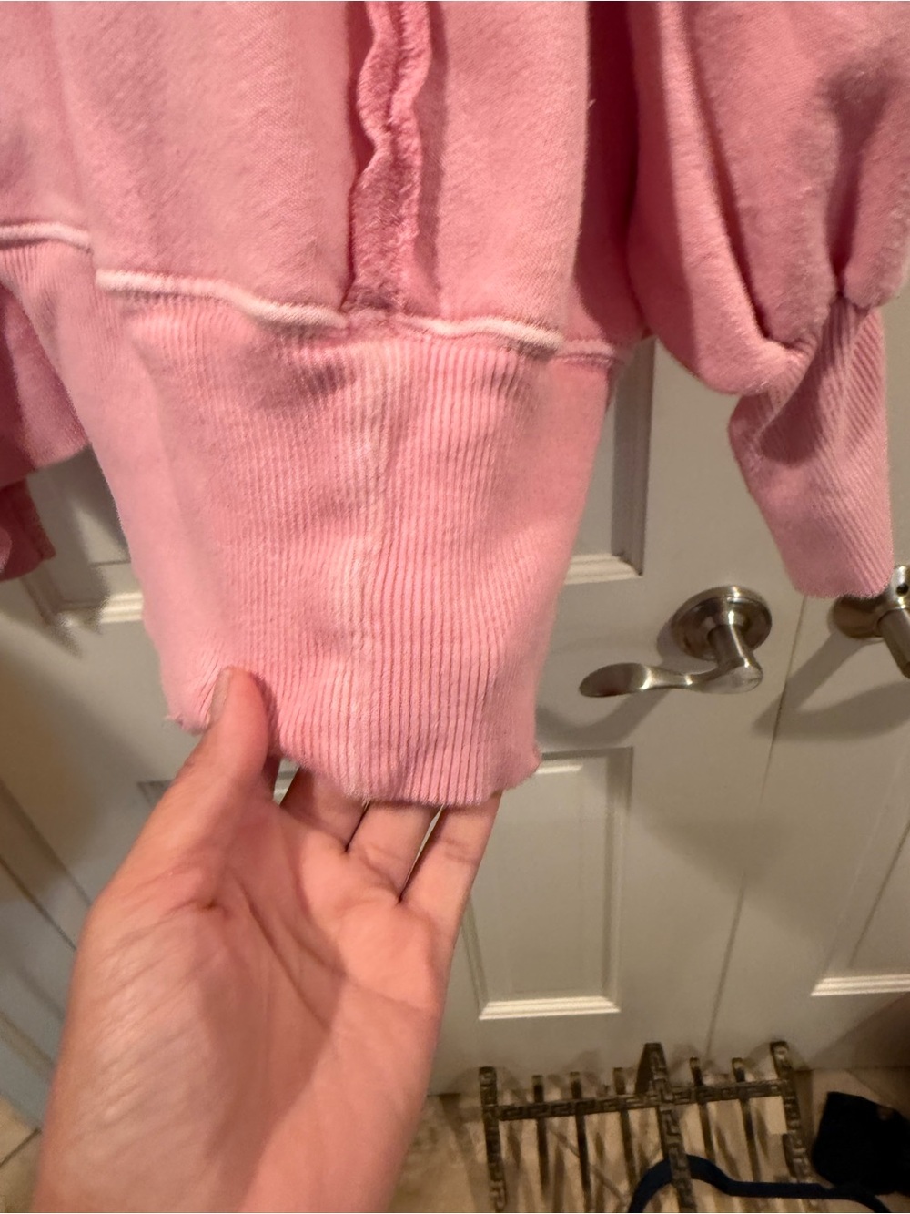 We The Free Free People Pink Oversized Camden Sweatshirt Small - Picture 11 of 12